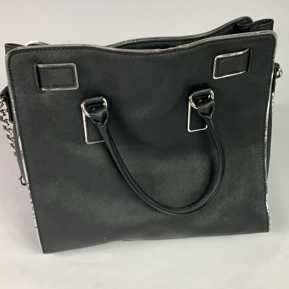 Michael Kors LG Blk Hamilton Specchio Leather Tote - Picture 4 of 11